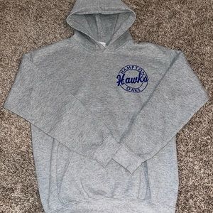 brand: Gildan, size: large youth, color: grey